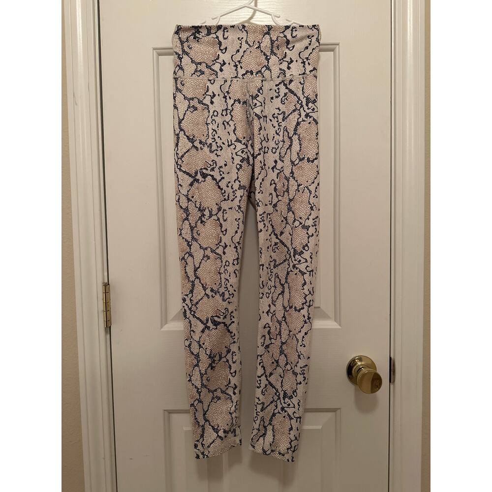 Anthropologie ALLFENIX Snakeskin Womens Leggings Sm - Picture 2 of 5